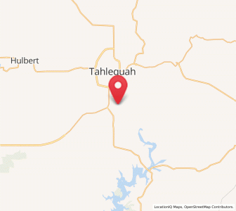 Map of Park Hill, Oklahoma