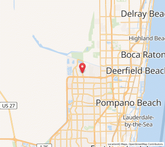 Map of Parkland, Florida