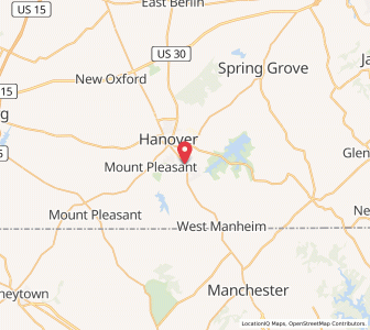 Map of Parkville, Pennsylvania