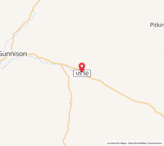 Map of Parlin, Colorado