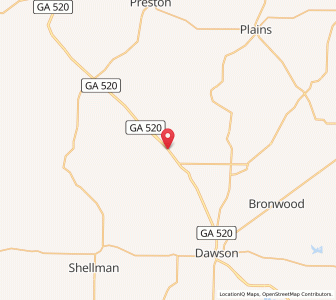 Map of Parrott, Georgia