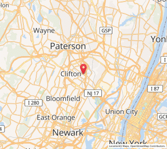 Map of Passaic, New Jersey