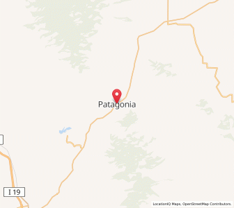 Map of Patagonia, Arizona