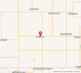 Map of Paton, Iowa
