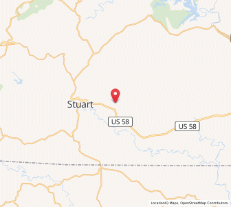 Map of Patrick Springs, Virginia