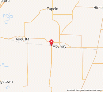 Map of Patterson, Arkansas