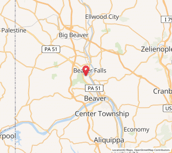 Map of Patterson Heights, Pennsylvania