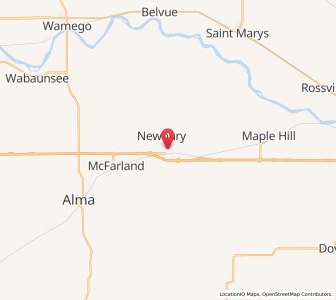 Map of Paxico, Kansas