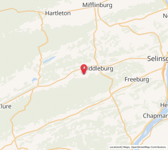 Map of Paxtonville, Pennsylvania