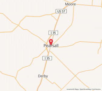 Map of Pearsall, Texas