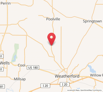 Map of Peaster, Texas