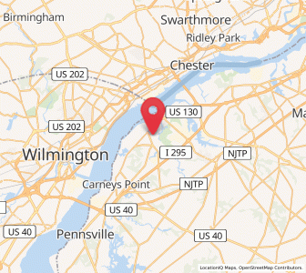 Map of Pedricktown, New Jersey