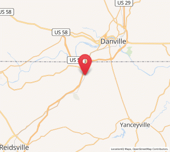 Map of Pelham, North Carolina