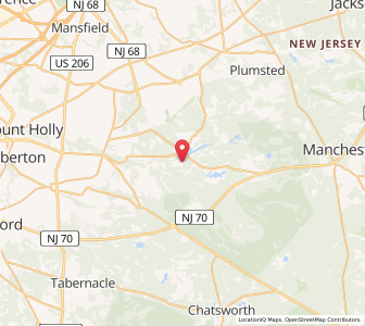 Map of Pemberton Township, New Jersey