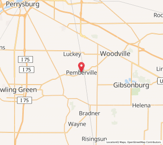 Map of Pemberville, Ohio