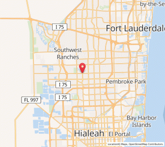 Map of Pembroke Pines, Florida