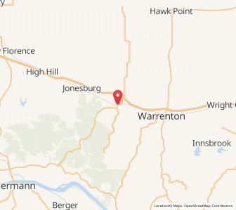 Map of Pendleton, Missouri