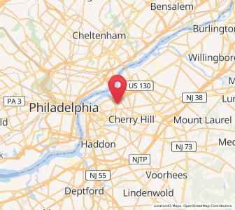 Map of Pennsauken Township, New Jersey