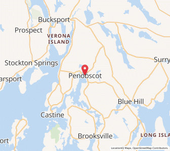 Map of Penobscot, Maine
