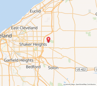 Map of Pepper Pike, Ohio