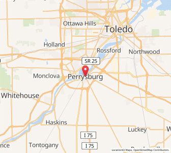 Map of Perrysburg, Ohio