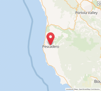 Map of Pescadero, California