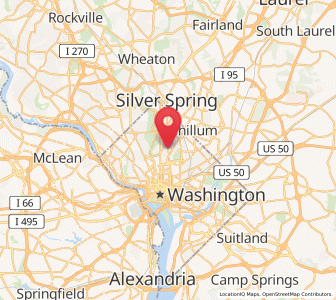 Map of Petworth, District of Columbia
