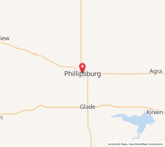 Map of Phillipsburg, Kansas