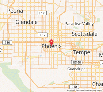 Map of Phoenix, Arizona