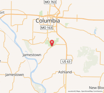 Map of Pierpont, Missouri