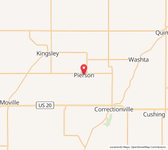 Map of Pierson, Iowa
