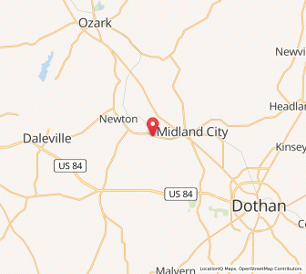 Map of Pinckard, Alabama