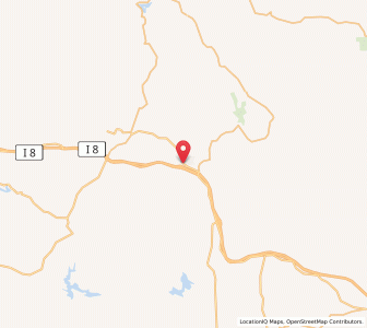 Map of Pine Valley, California