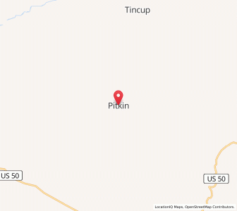 Map of Pitkin, Colorado