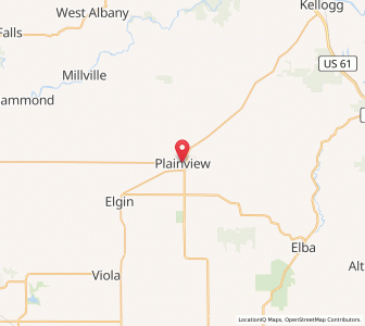 Map of Plainview, Minnesota