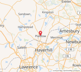 Map of Plaistow, New Hampshire