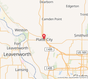 Map of Platte City, Missouri