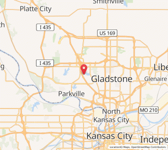 Map of Platte Woods, Missouri