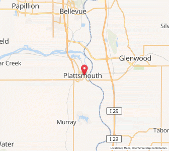 Map of Plattsmouth, Nebraska
