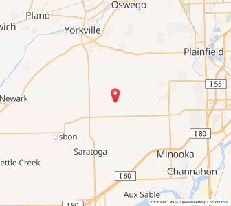 Map of Plattville, Illinois