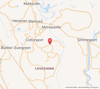 Map of Plaucheville, Louisiana