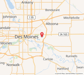 Map of Pleasant Hill, Iowa