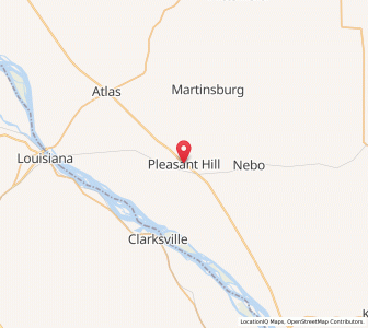 Map of Pleasant Hill, Illinois