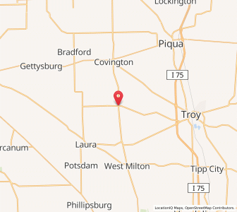 Map of Pleasant Hill, Ohio