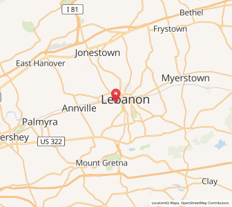 Map of Pleasant Hill, Pennsylvania