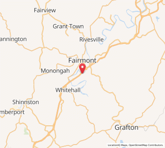 Map of Pleasant Valley, West Virginia