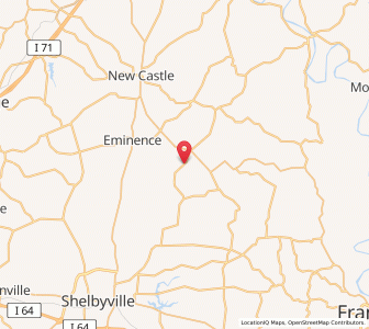 Map of Pleasureville, Kentucky