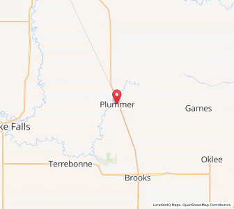 Map of Plummer, Minnesota