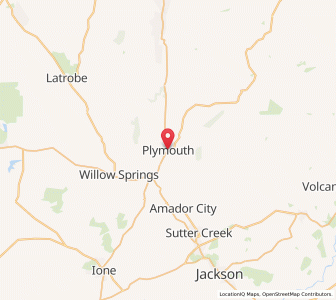 Map of Plymouth, California