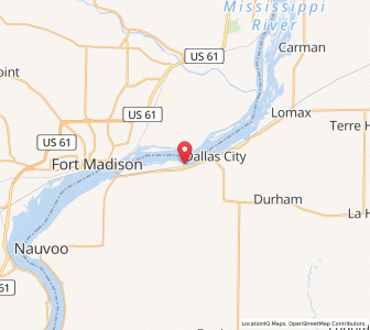 Map of Pontoosuc, Illinois
